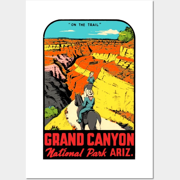 Grand Canyon National Park Vintage Wall Art by Hilda74